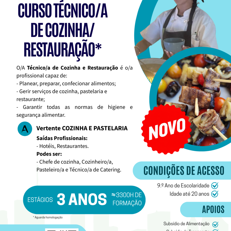 Técnico de Cozinha e Restauração